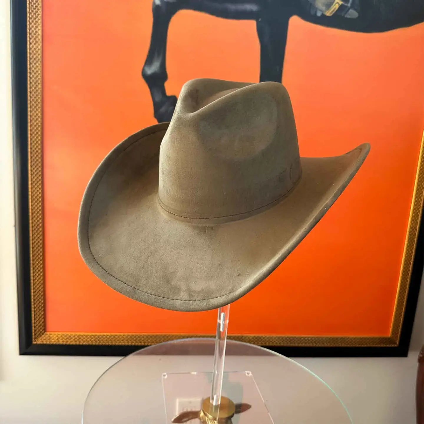 Molly Suede Cowboy Hat- Olive