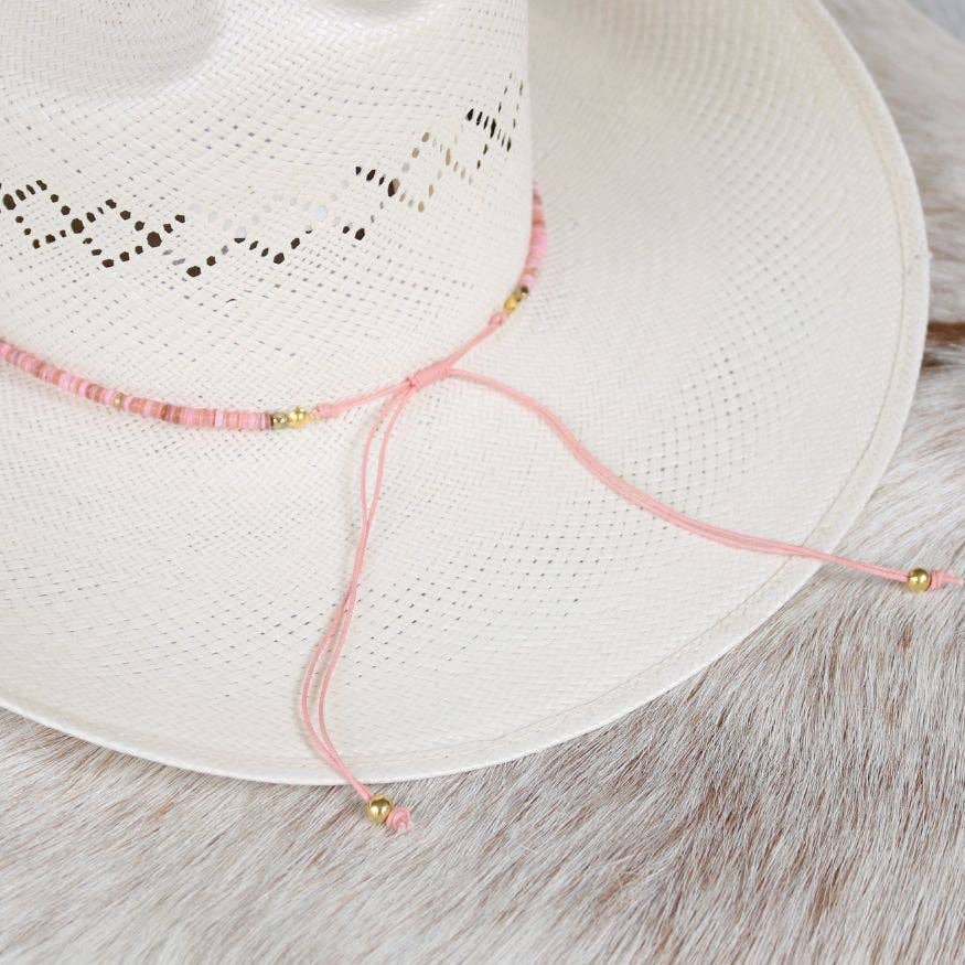 Pink Shell Hat Band
