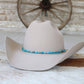 Chunky Deep Blue Stone Hat Band