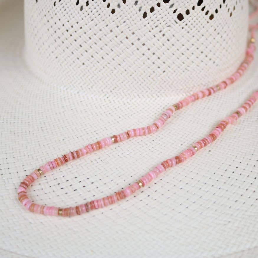 Pink Shell Hat Band
