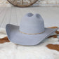 Thin Metallic Beaded Hat Band