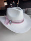 Dolly Parton Custom Hat- Ivory Wool