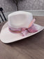 “The Dolly”  Custom Hat- Ivory Wool
