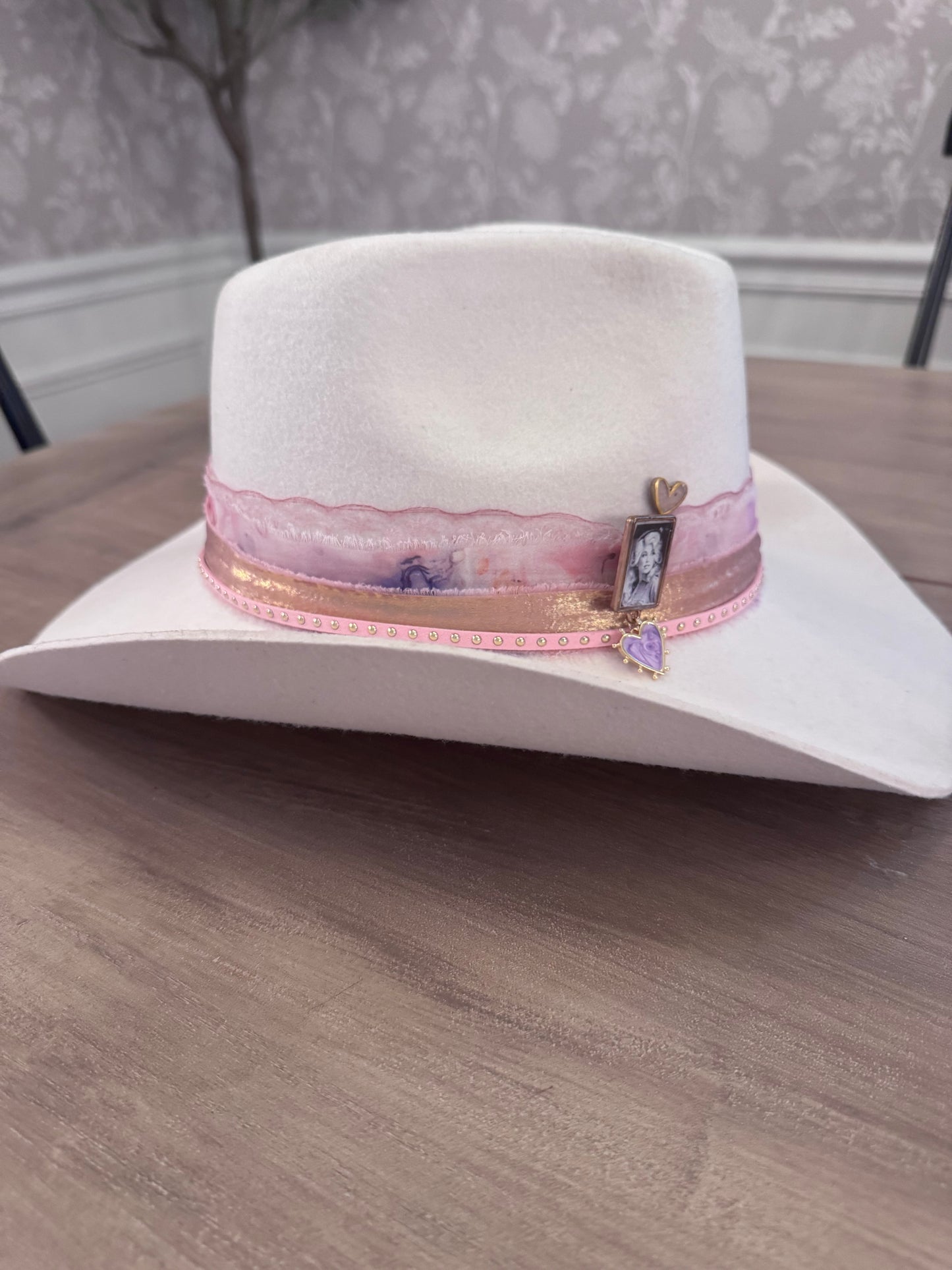 “The Dolly”  Custom Hat- Ivory Wool
