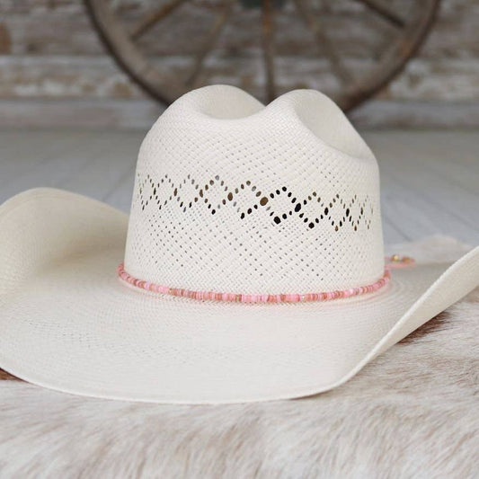 Pink Shell Hat Band