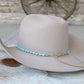 Chunky Turquoise Stone Hat Band - West