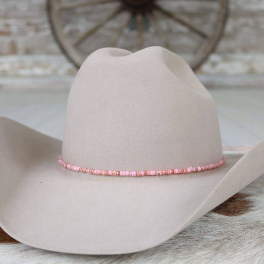 Pink Shell Hat Band